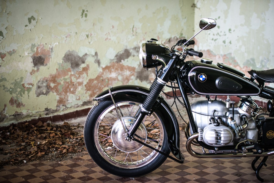 Classic motorcycle restoration